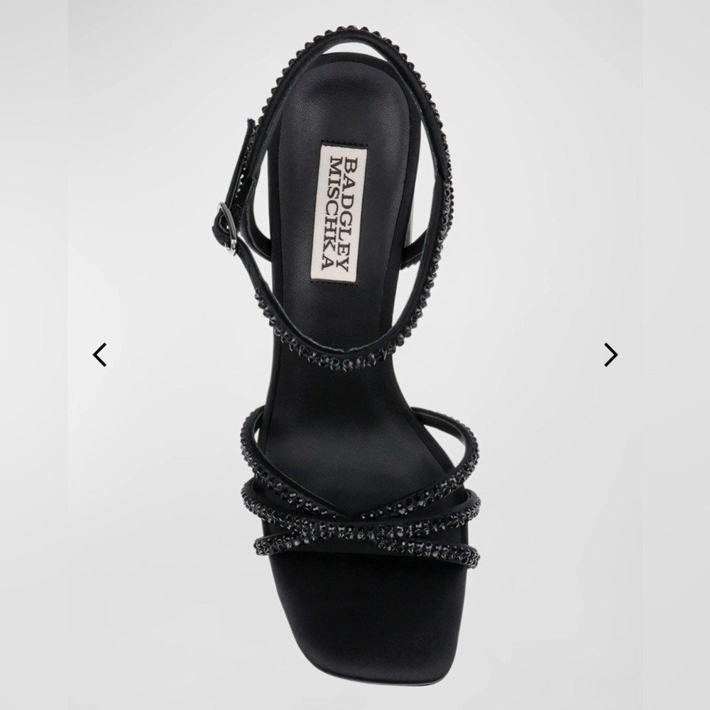 Badgley Mischka dressy sandals worn once. Size 6&1/2.